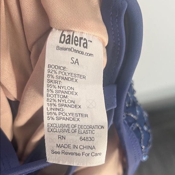 Balera Navy High Low Dress Size SA - Picture 2 of 7